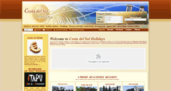 Desktop Screenshot of costadelsol-holidays.com