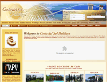 Tablet Screenshot of costadelsol-holidays.com